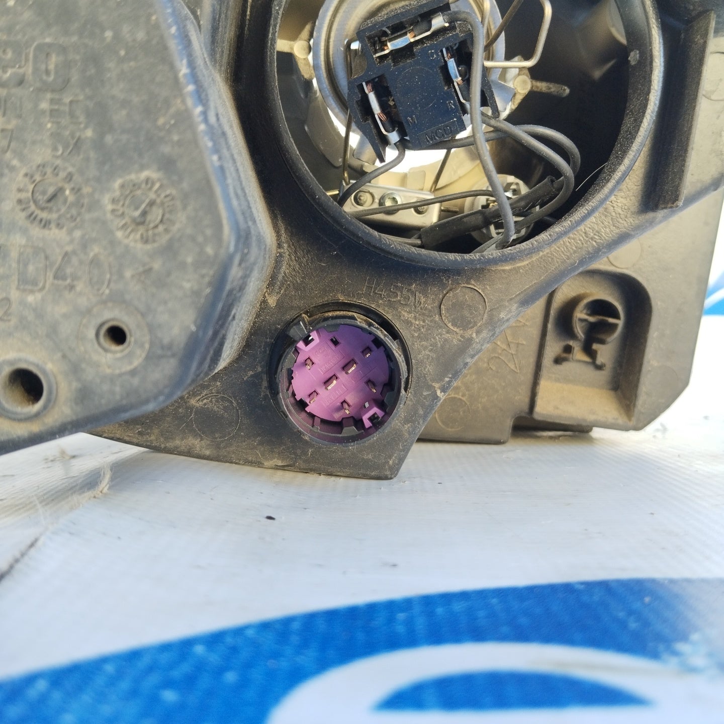 Fanale anteriore sx Fiat Grande Punto spinotto viola ecoAG3358