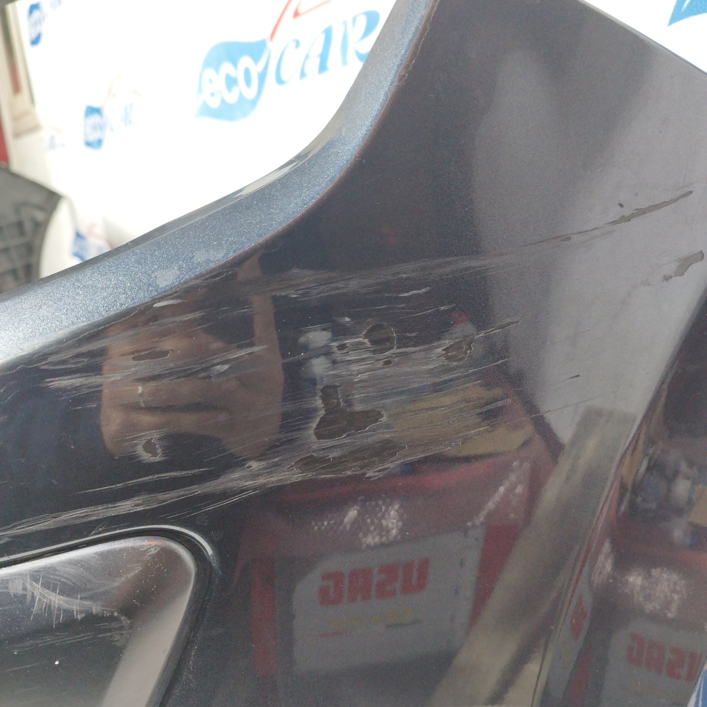 Dark gray front bumper Renault Scenic 2008 ecoAC5872