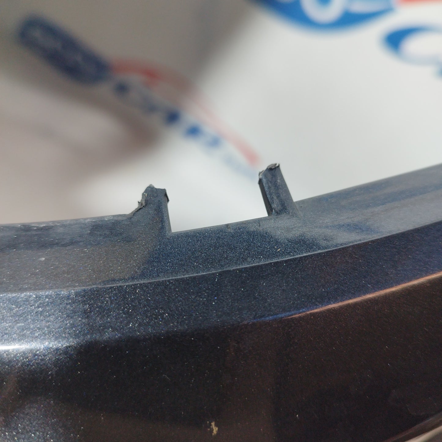 Dark gray front bumper Renault Scenic 2008 ecoAC5872