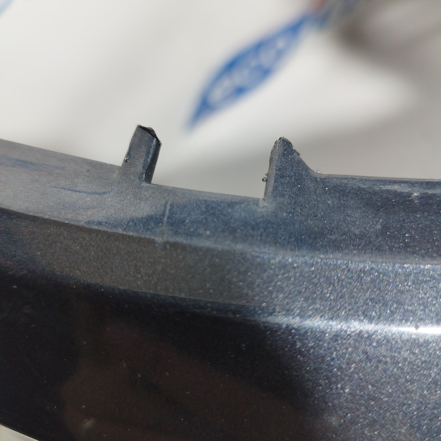 Dark gray front bumper Renault Scenic 2008 ecoAC5872