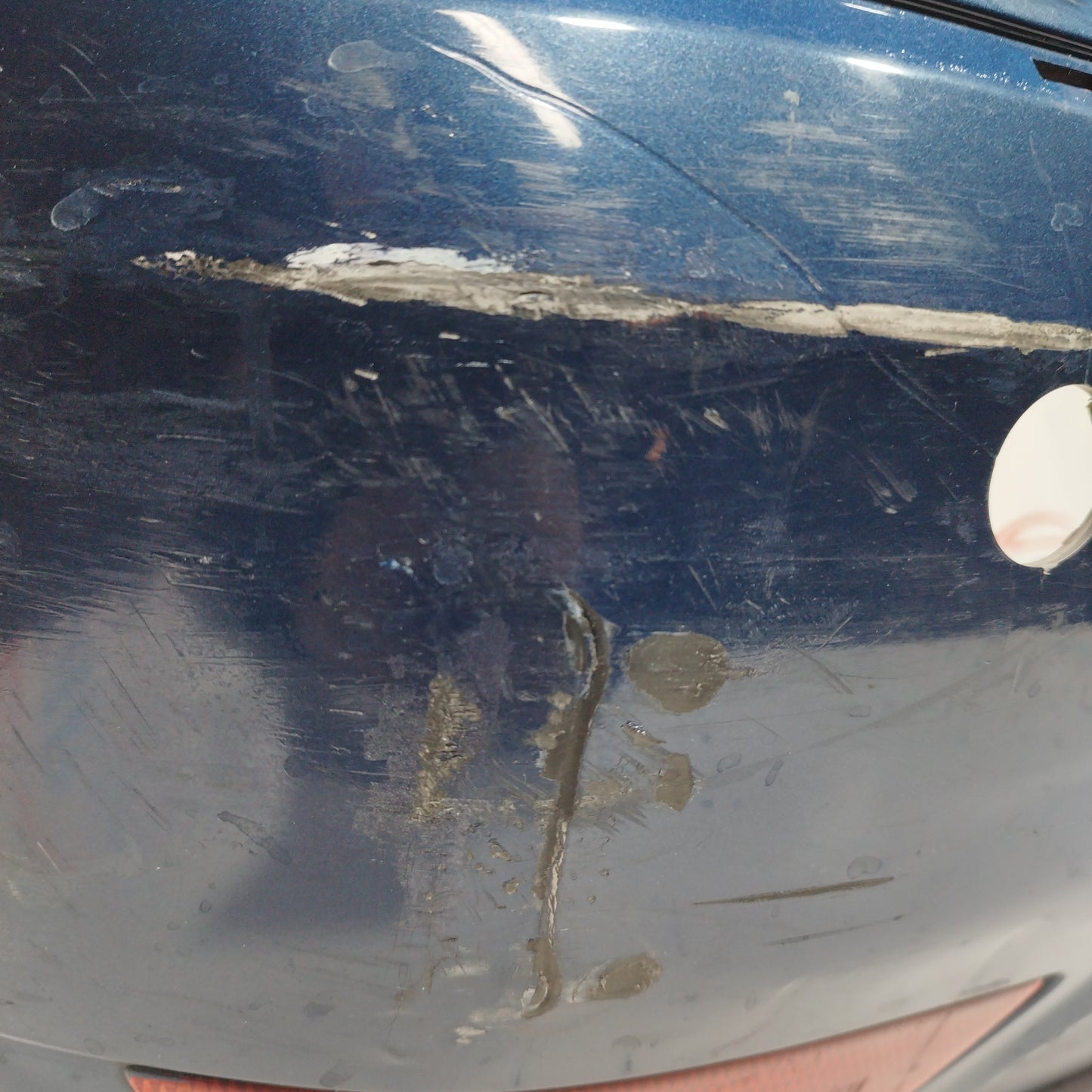 Blue rear bumper Mercedes A-Class 2008 ecoAC5874