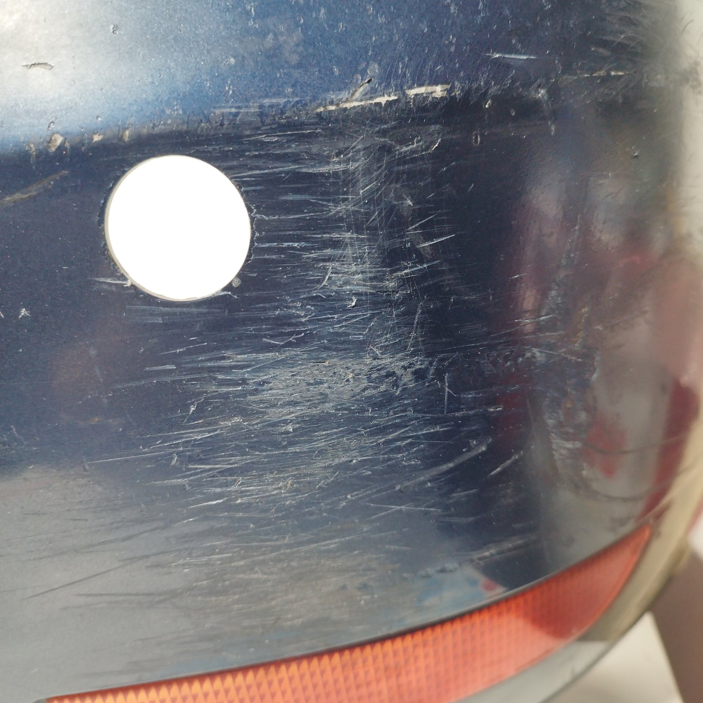 Blue rear bumper Mercedes A-Class 2008 ecoAC5874