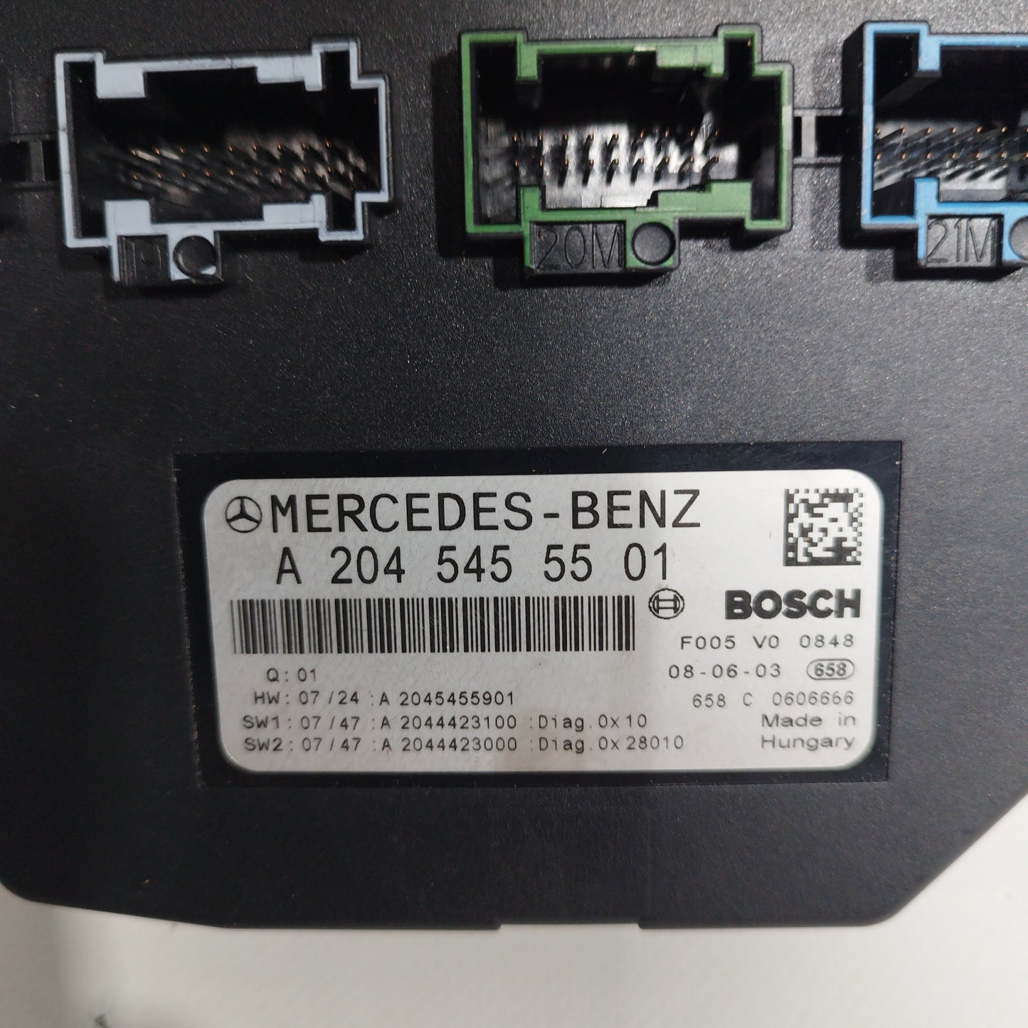 Zündanlage Mercedes C-Klasse 2.2 CDI 170 PS 2009 Code: A6461509172 ecoAC5890