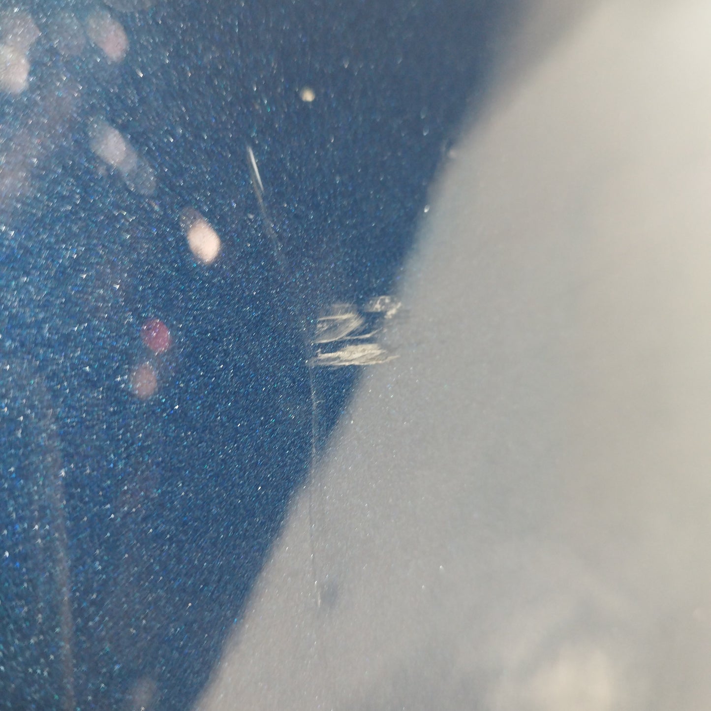 Blue left front fender Mercedes A-Class 2008 ecoAC5909