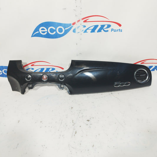 Black dashboard molding Fiat 500 2010 ecoAC5921