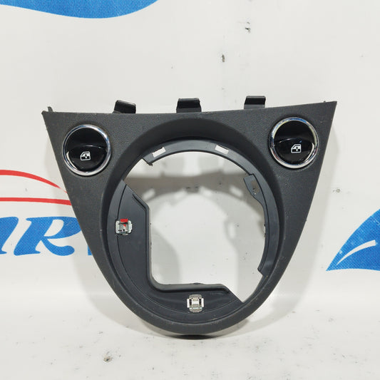 Cornice cambio completa di tasti alzacristalli Fiat 500 2017 ecoAC5924