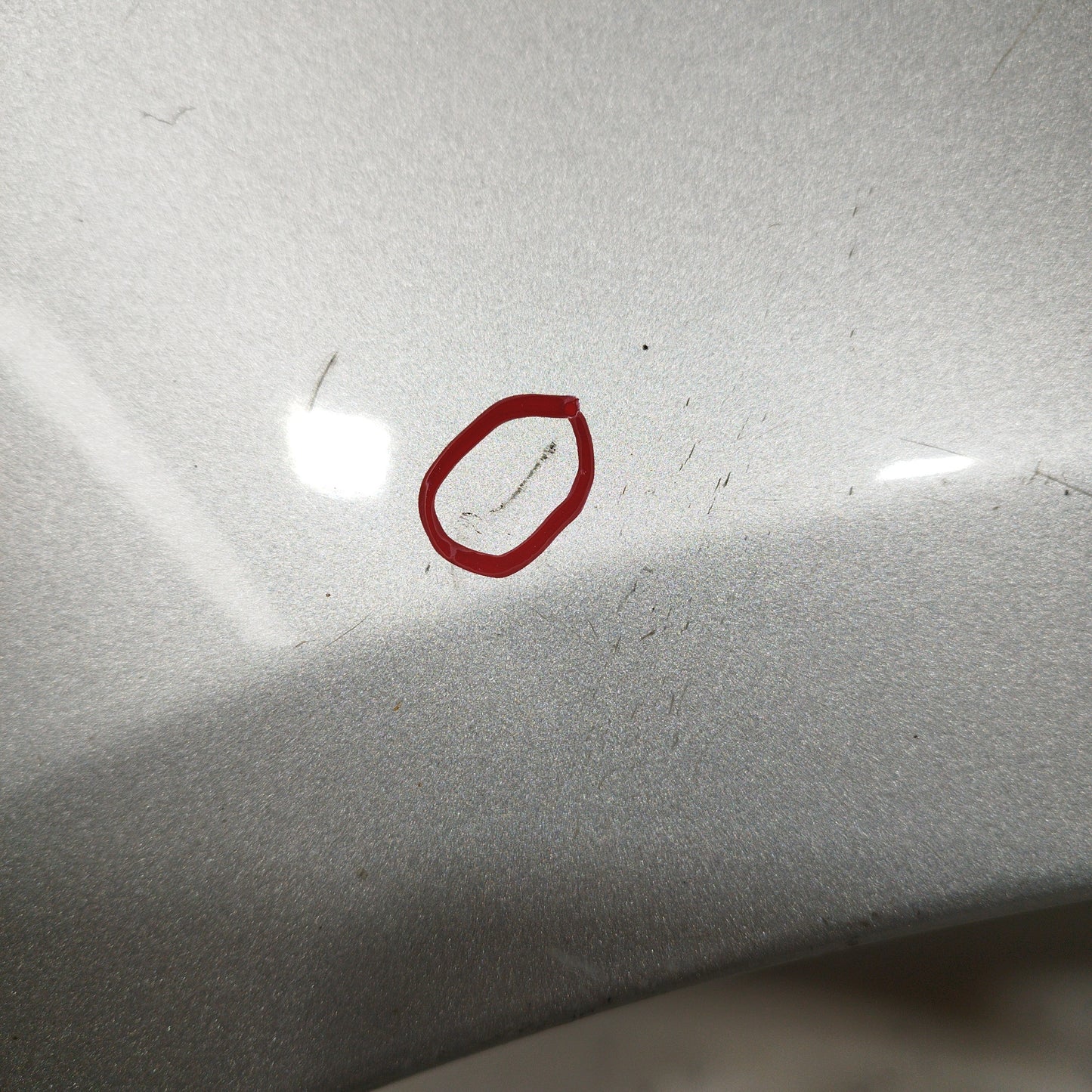 Parafango anteriore dx grigio argento Mazda 2 2008 ecoAC5929