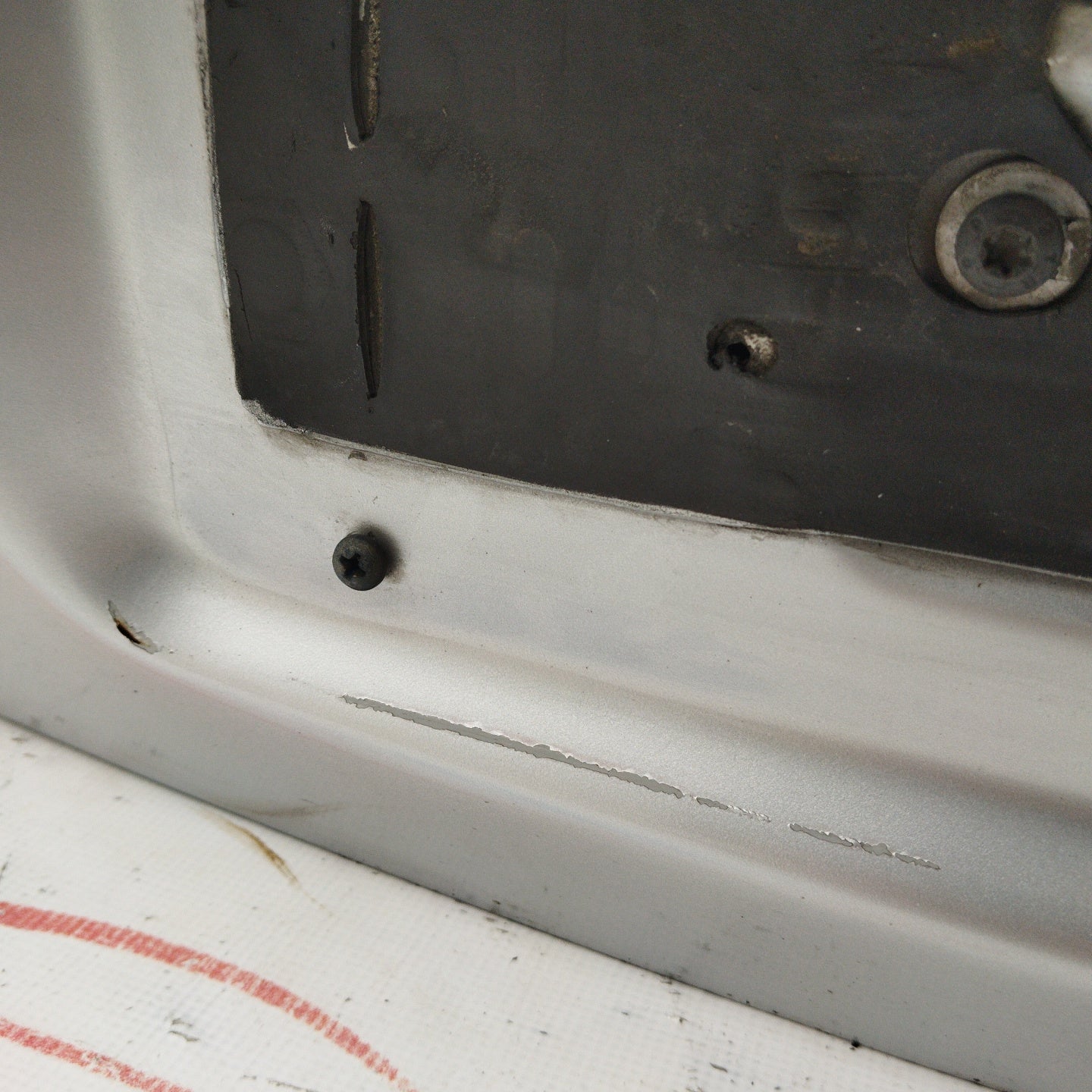 Tailgate silver gray Audi A3 S Line 2008 ecoAG3422