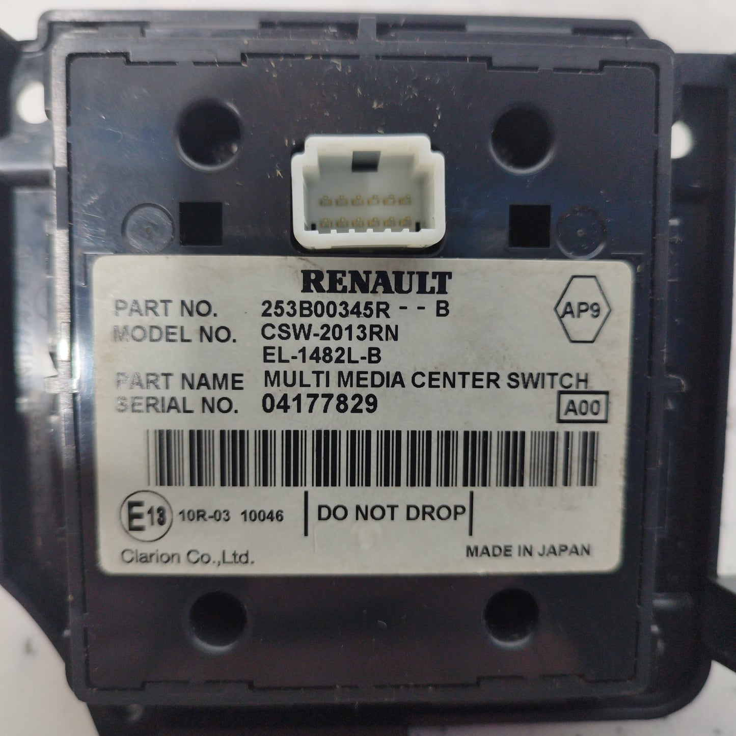 Pulsantiera Navigatore Renault Megane 2012 codice: 253B00345R ecoAC5999