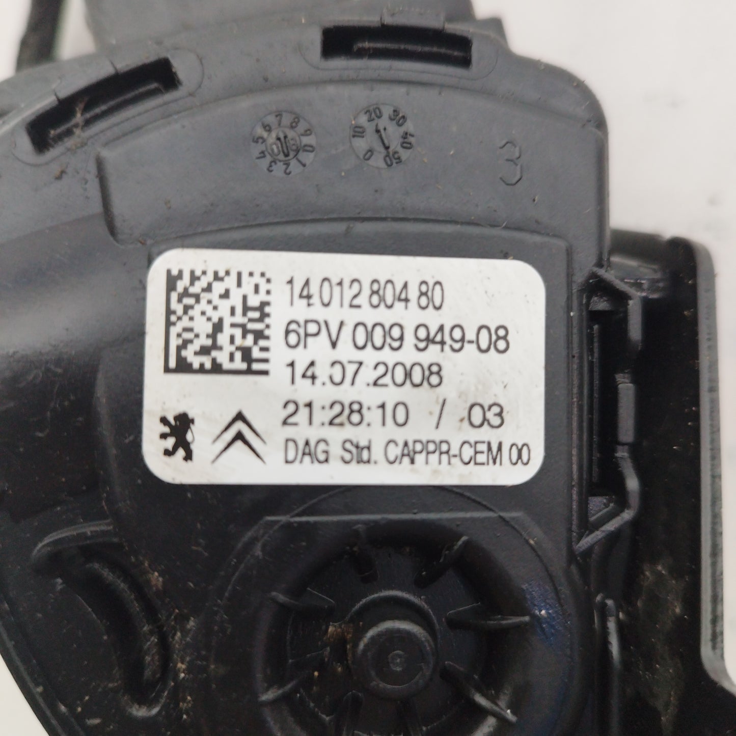 Gaspedal Fiat Scudo 2008 2.0 D Code: 1401280480 ecoAC6004