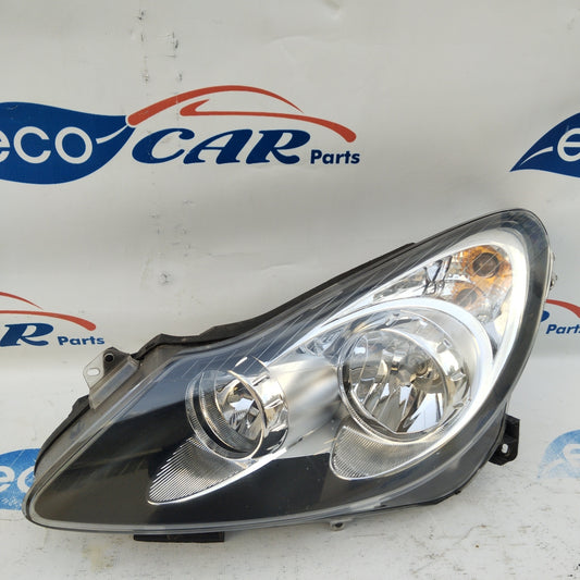 Fanale anteriore sx Opel Corsa D fondo nero ecoAG3477