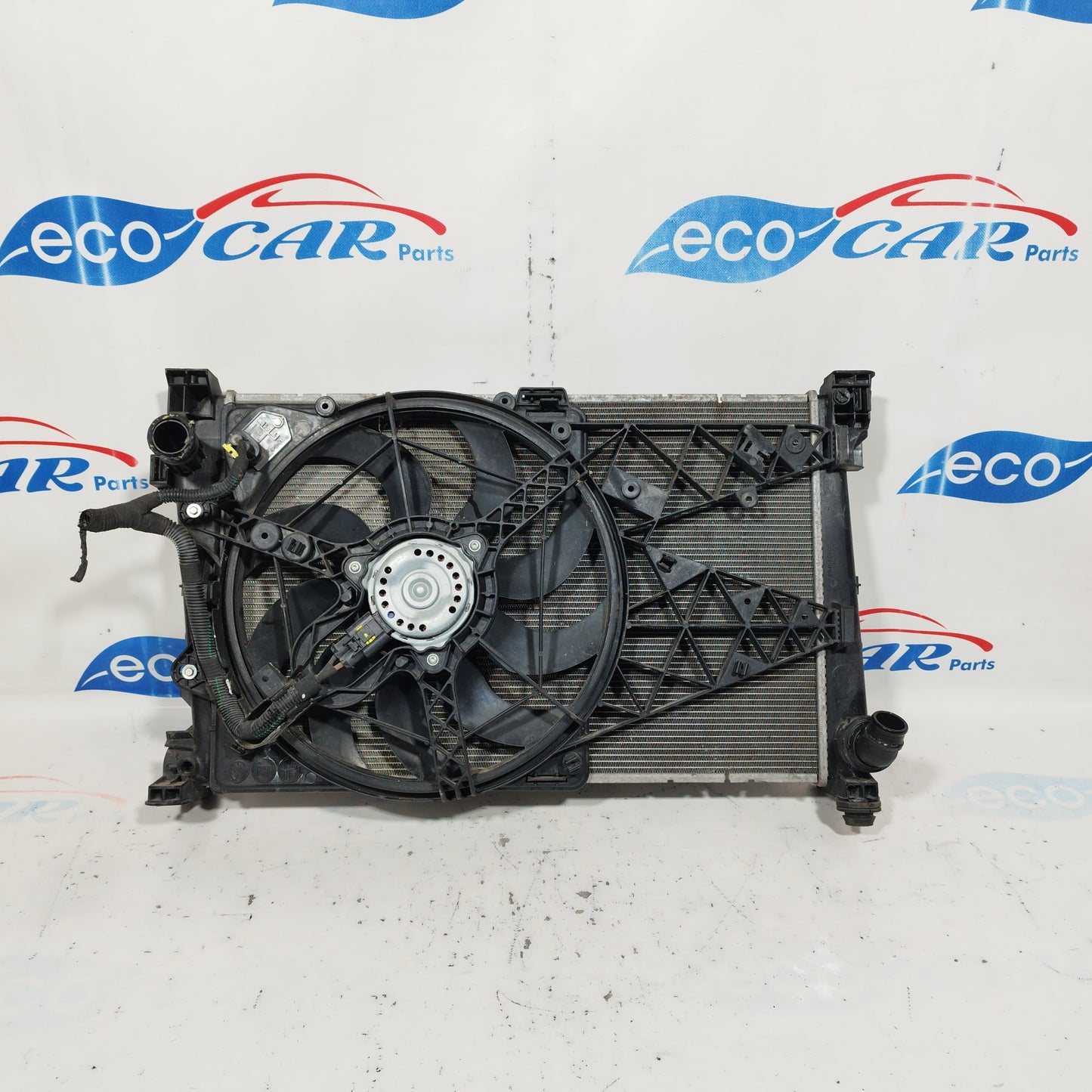 Water radiator complete with fan Alfa Romeo Giulietta 1.6 JDTM 105CV 2013 code: 884660600 ecoAC6039