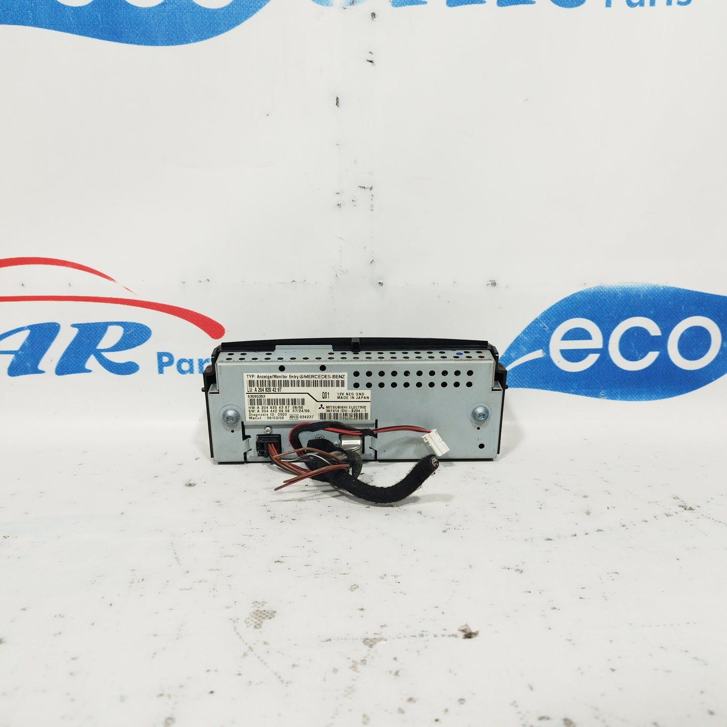 Display Mercedes Classe C 2010 codice: A2048204297 ecoAC6067