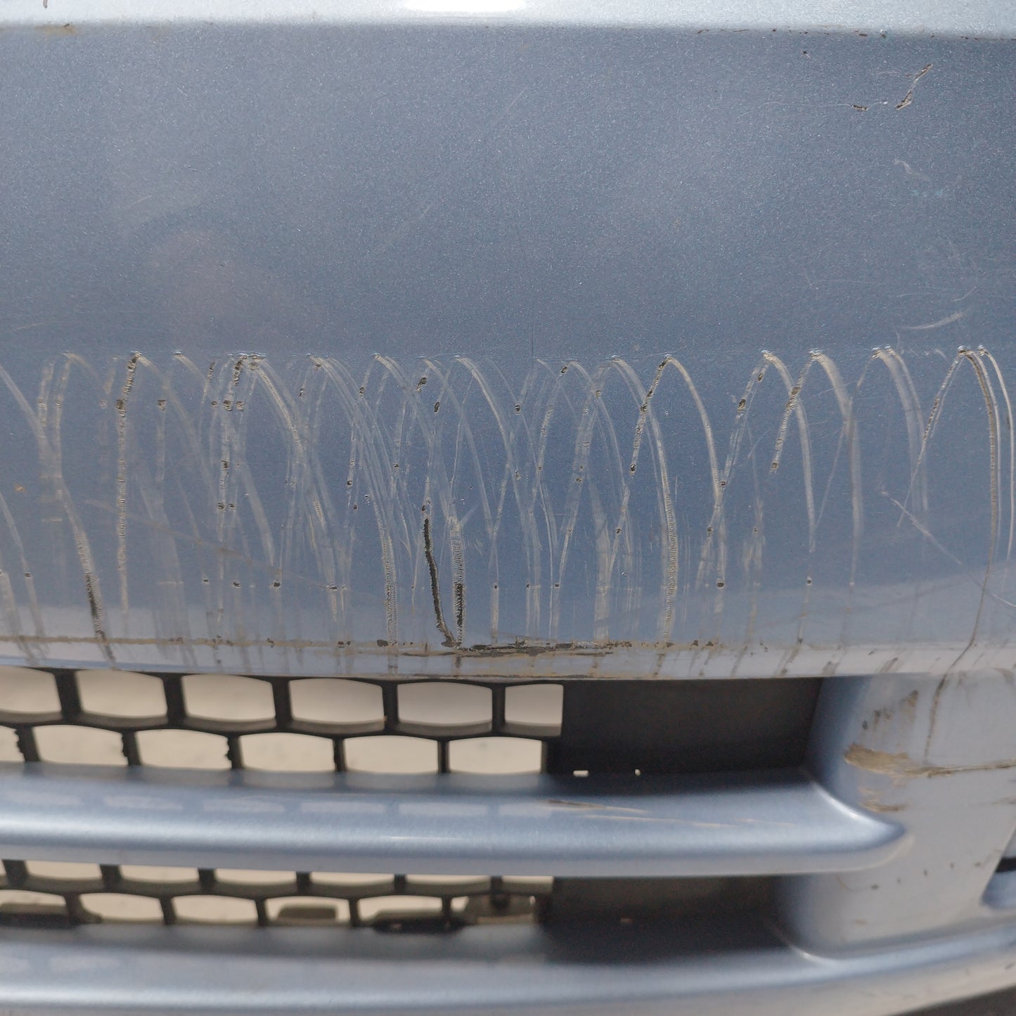 Light blue front bumper Kia Picanto 2005 ecoAC6084