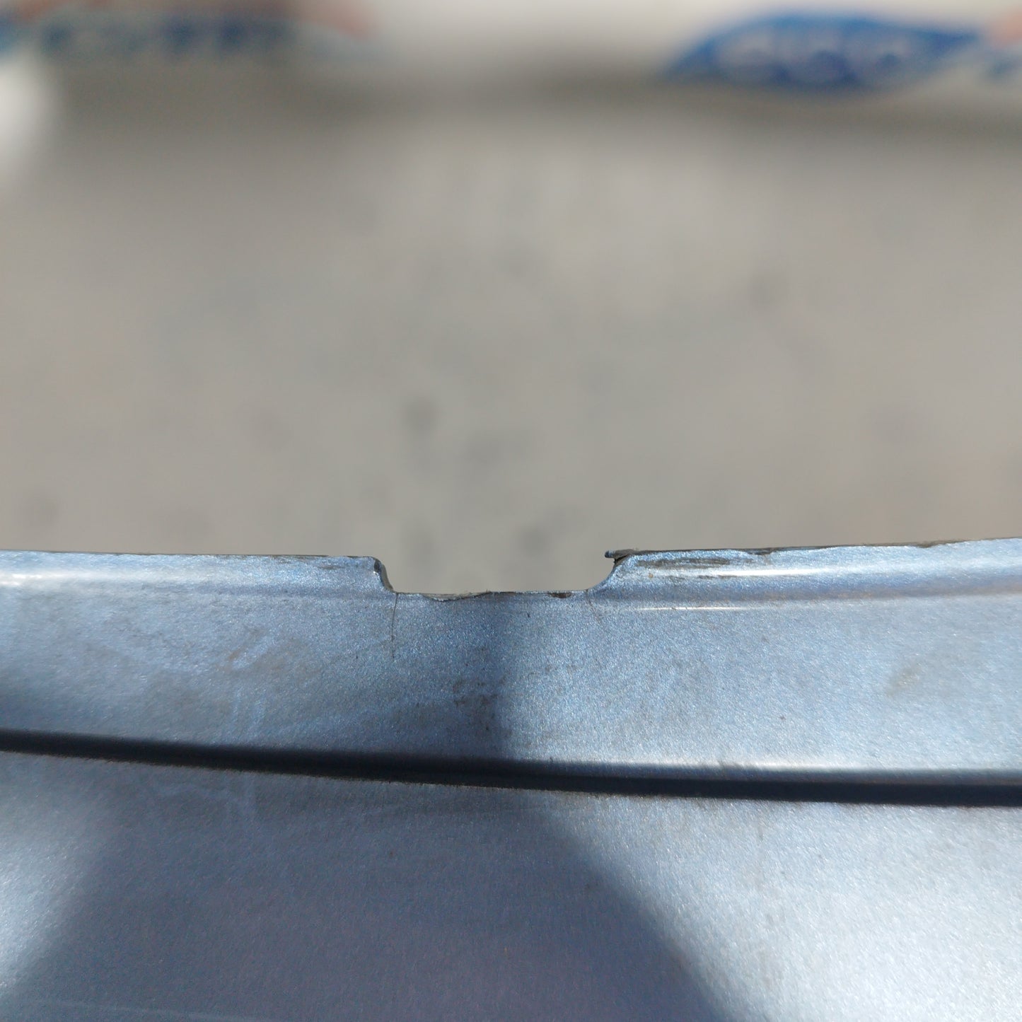 Light blue front bumper Kia Picanto 2005 ecoAC6084