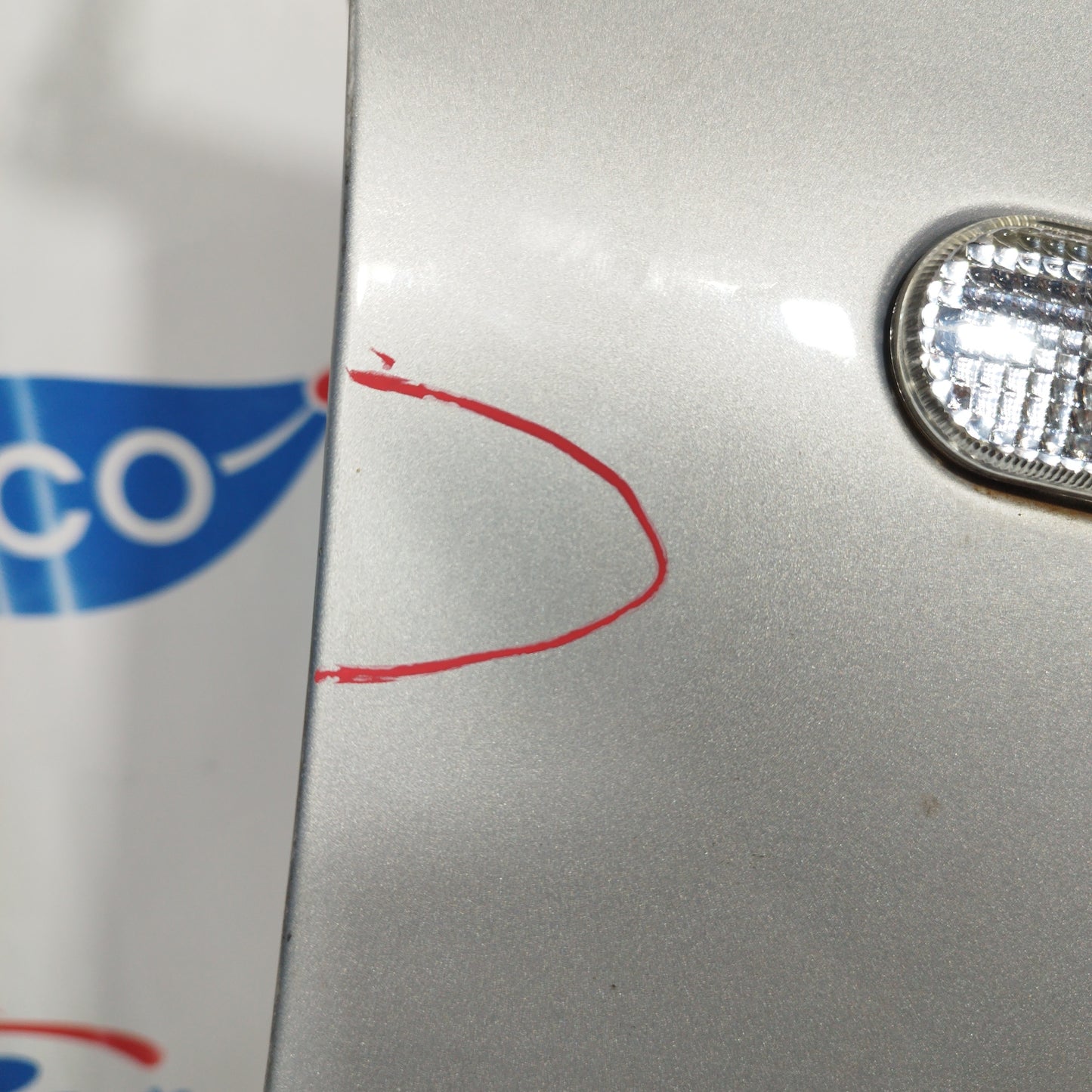 Parafango anteriore dx grigio argento Ford Galaxy 2003 ecoAC6089