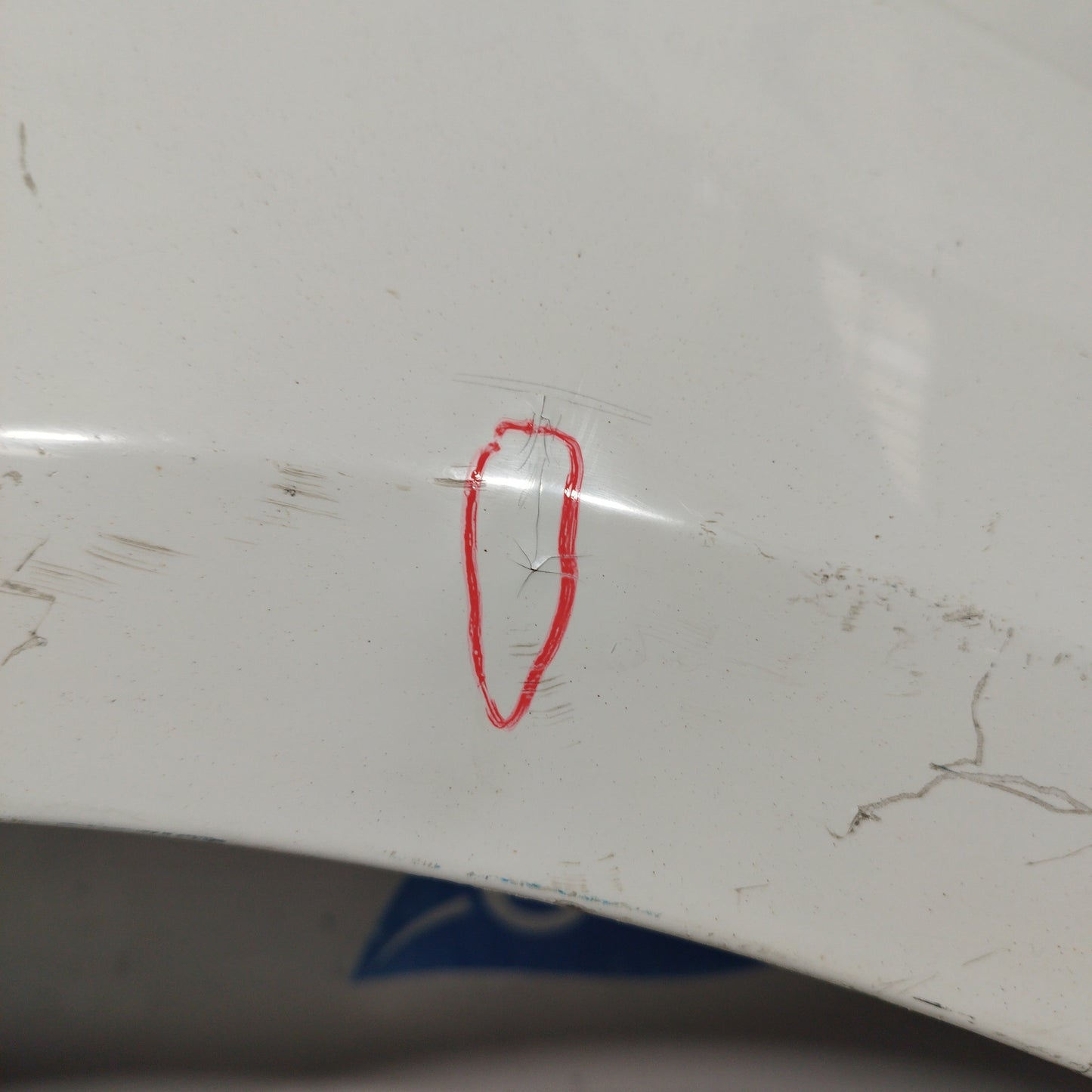 Parafango anteriore dx bianco Bmw Serie 1 2006 ecoAC6109