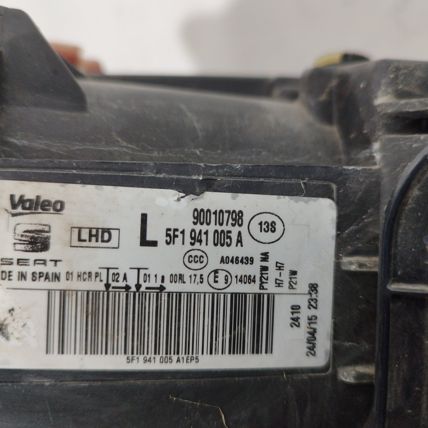 Left front light Seat Leon 2013 code: 90010798 ecoAC6137