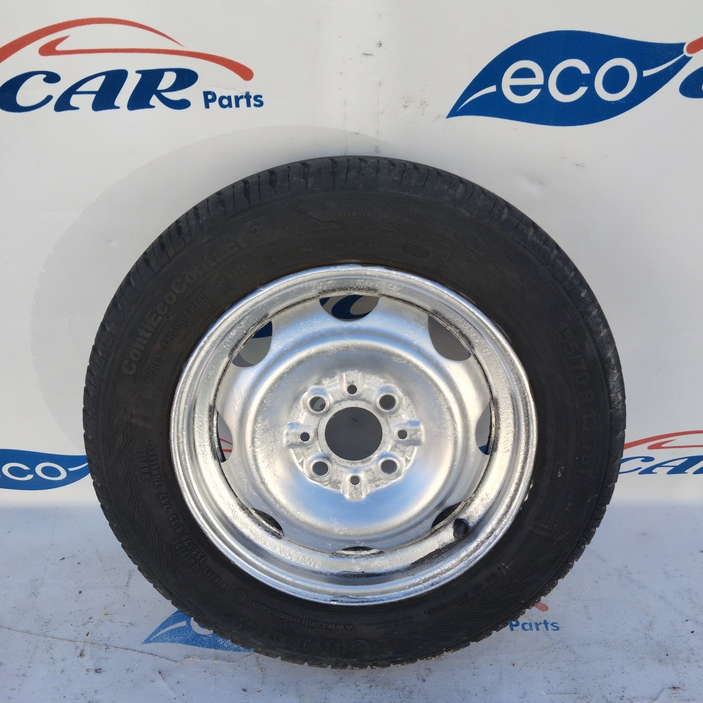 Reserverad Fiat Panda 4x4 1995 Größe 155/70R13 4-Loch Reifenprofil 60% ecoAG3544