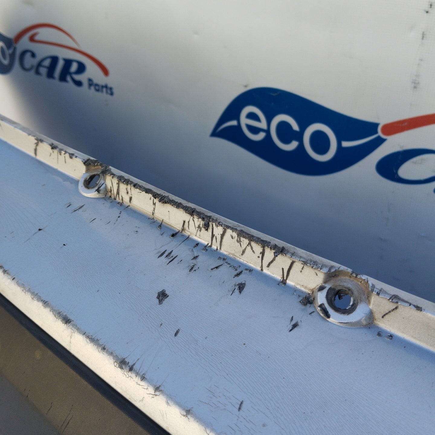 Rear bumper silver gray Hyundai i10 2009 ecoAG3547