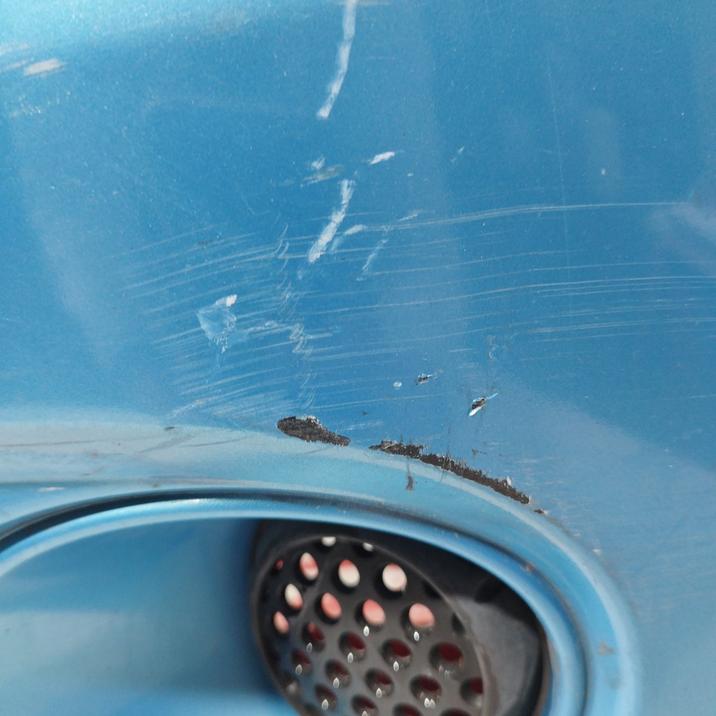 Blue front bumper Chevrolet Matiz 2005 ecoAC6154