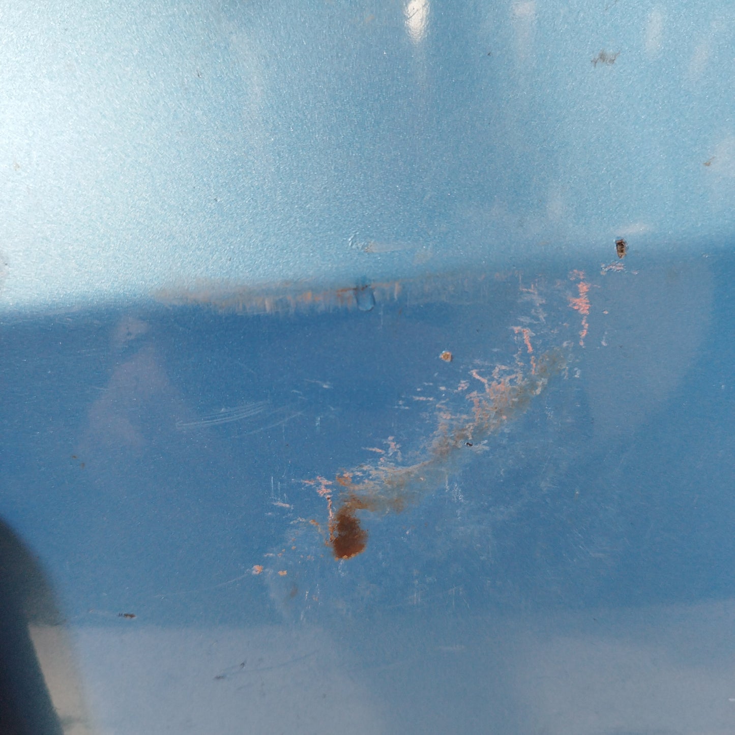 Blue front bumper Chevrolet Matiz 2005 ecoAC6154