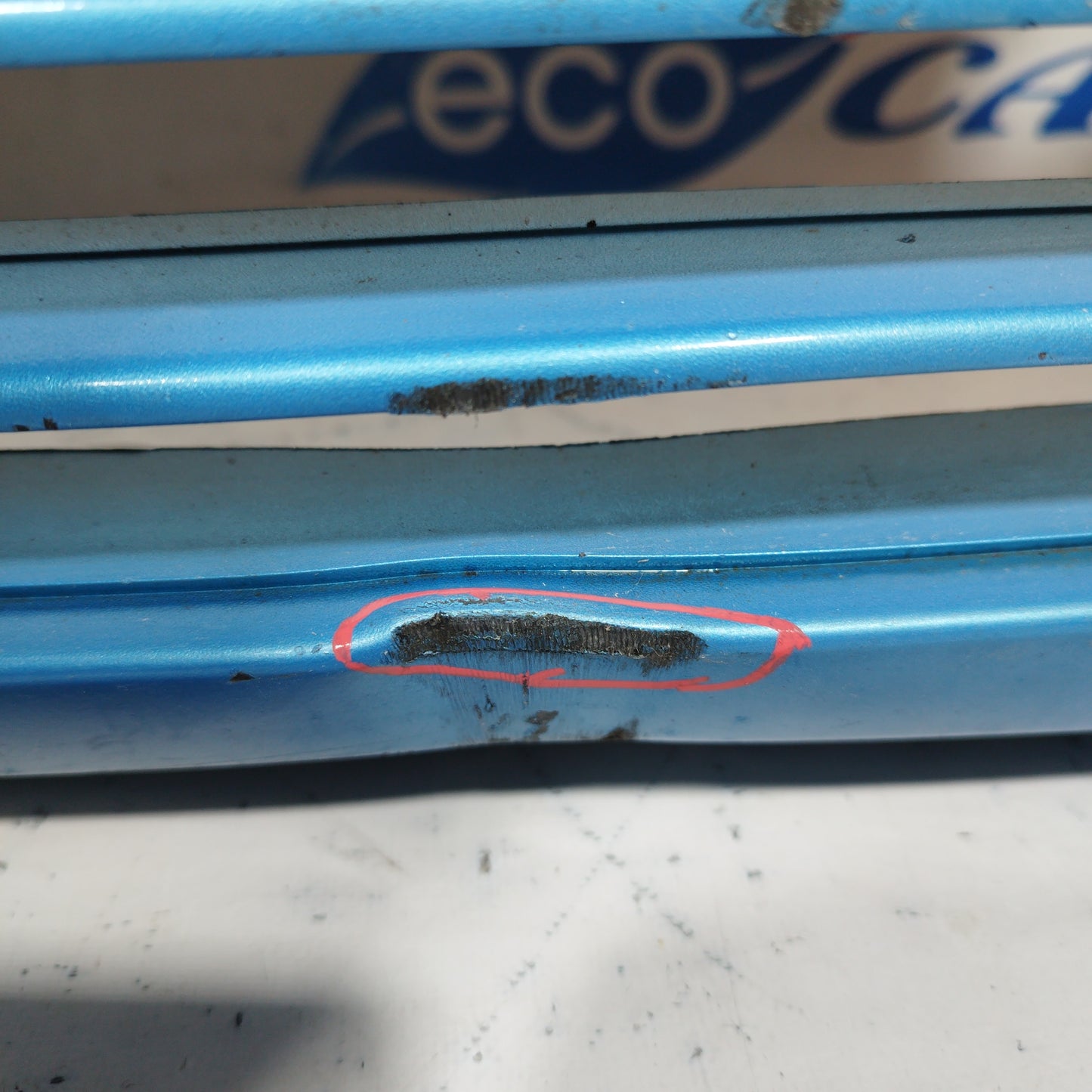 Blue front bumper Chevrolet Matiz 2005 ecoAC6154