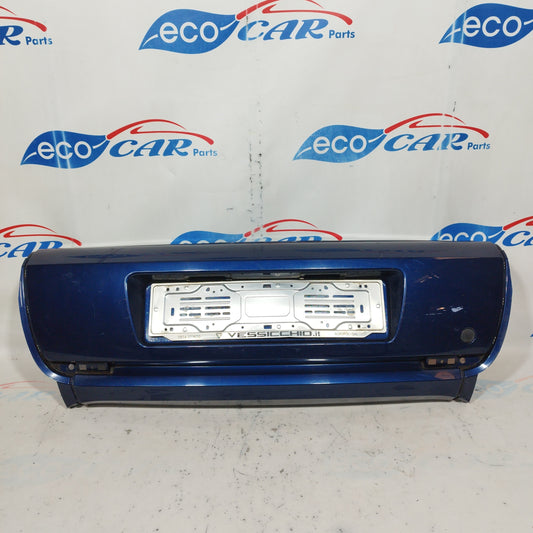 Blue central rear bumper Smart Forfour 2005 ecoAC6164