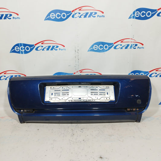 Blue central rear bumper Smart Forfour 2005 ecoAC6164
