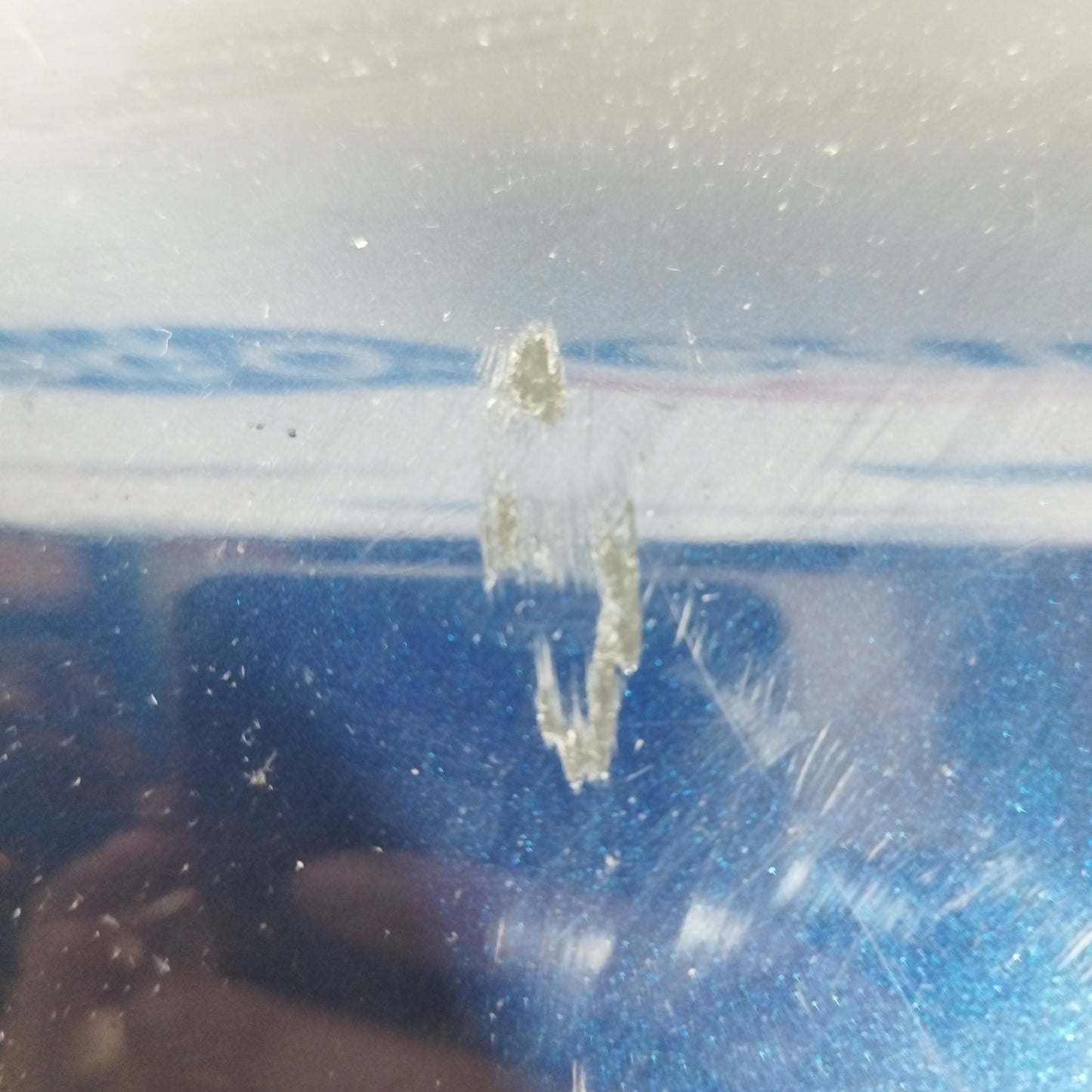 Paraurti posteriore centrale blu Smart Forfour 2005 ecoAC6164