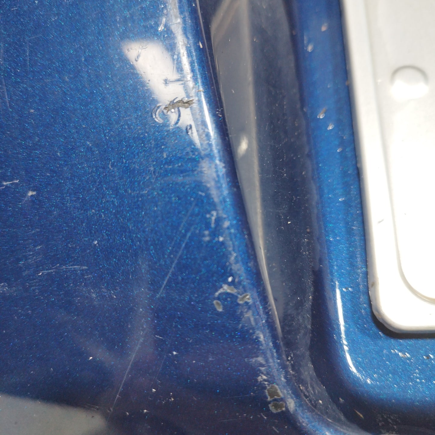 Paraurti posteriore centrale blu Smart Forfour 2005 ecoAC6164