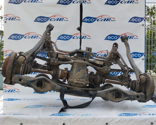 Komplette Hinterachse Mitsubishi Pajero 3.2 00/07 ecoAG3557