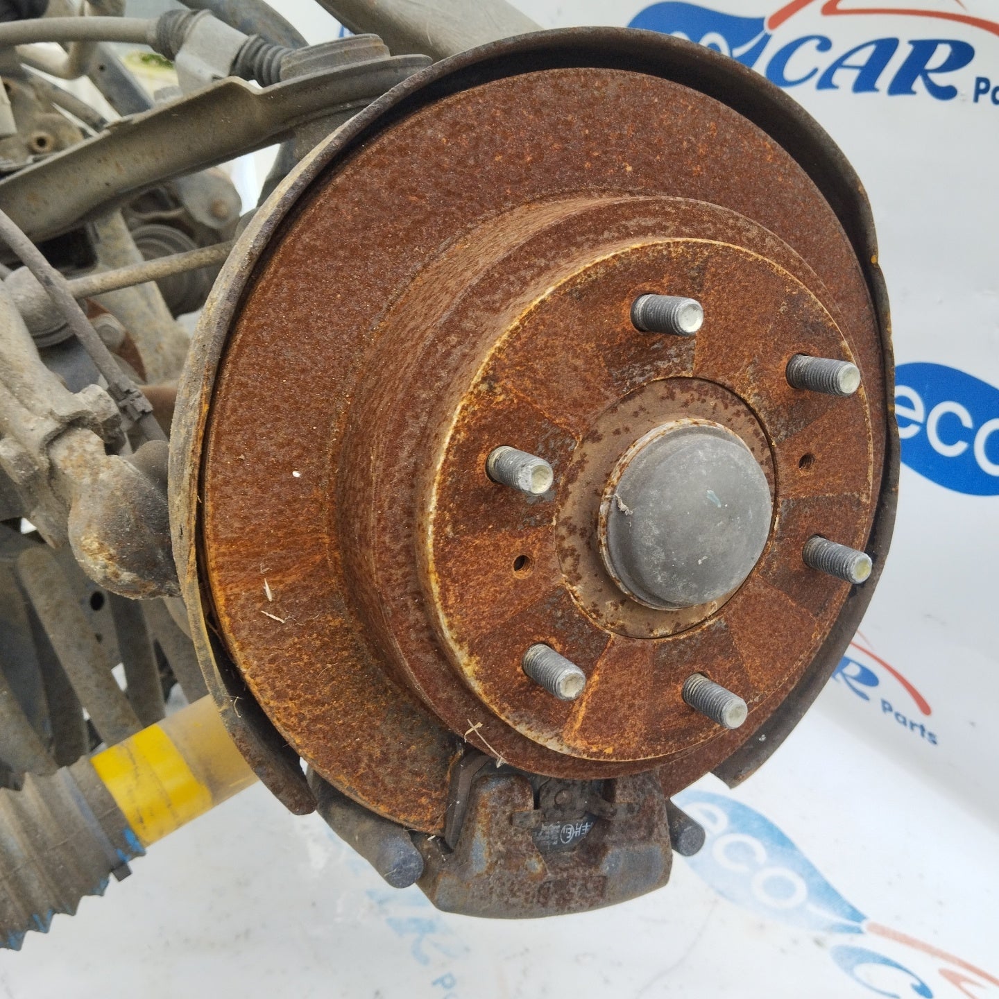 Komplette Hinterachse Mitsubishi Pajero 3.2 00/07 ecoAG3557