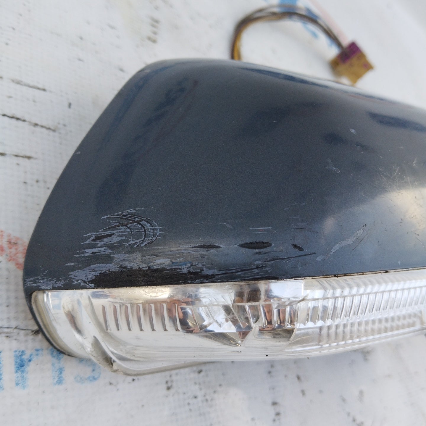 Specchietto dx elettrico grigio scuro Volkswagen Polo 2007 9 fili ecoAG3579