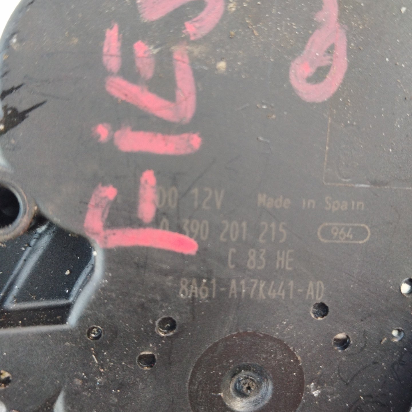 Motorino tergicristallo posteriore Ford Fiesta 2010 cod: 0390201215 ecoAG3581