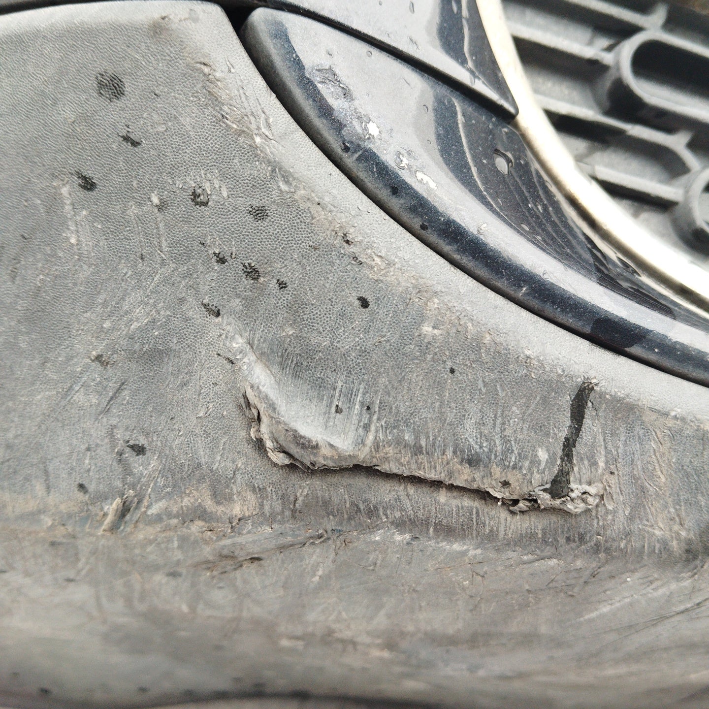 Black front bumper Mini Cooper R56 ecoAG3604