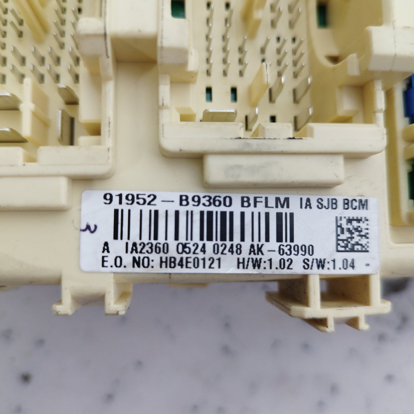 Kit accensione Hyundai I10 1.1B 2013 Codice 67R-010069 Ecoac6204