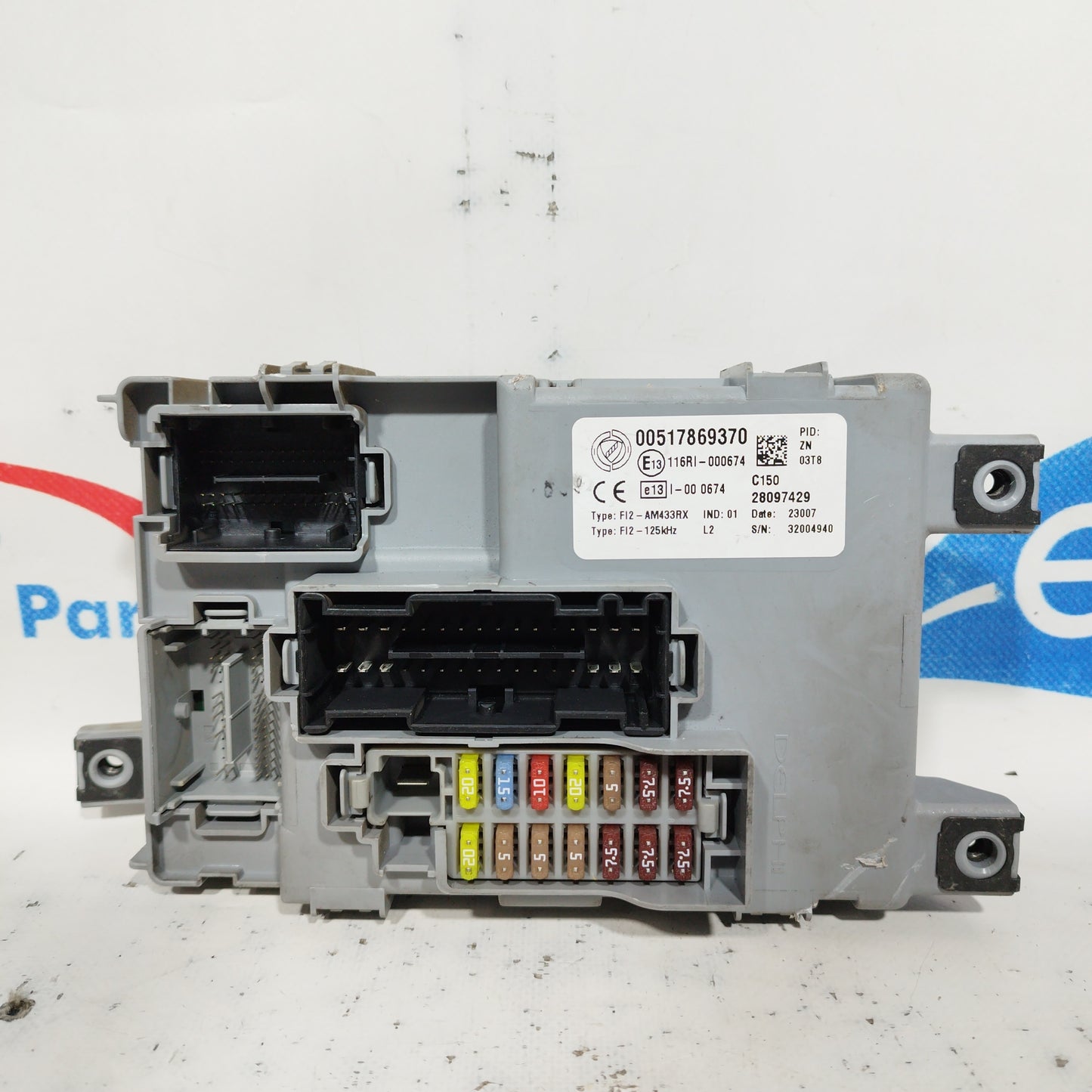 Zündanlage Fiat 500 1.3 MTJ 2007 Code: 00517869370 ecoAC6205