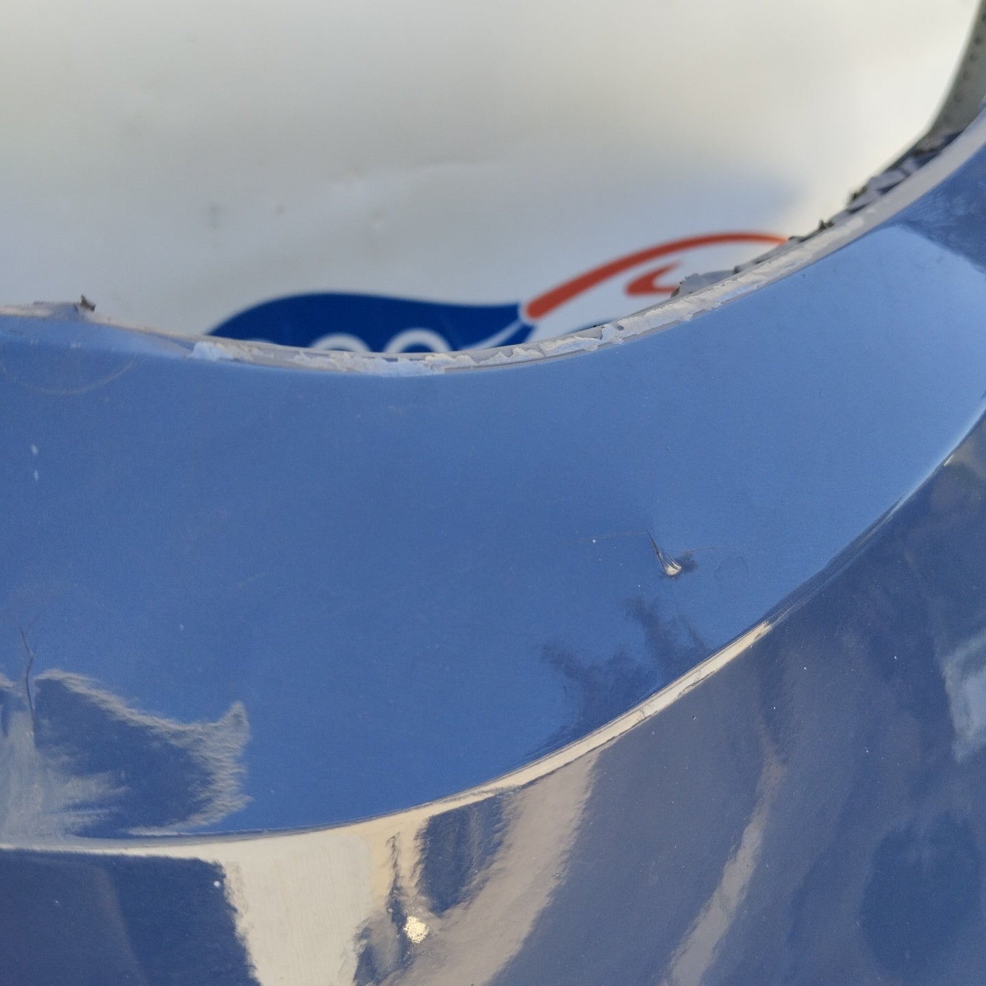 Light blue front bumper Hyundai i10 2015 ecoAG3648