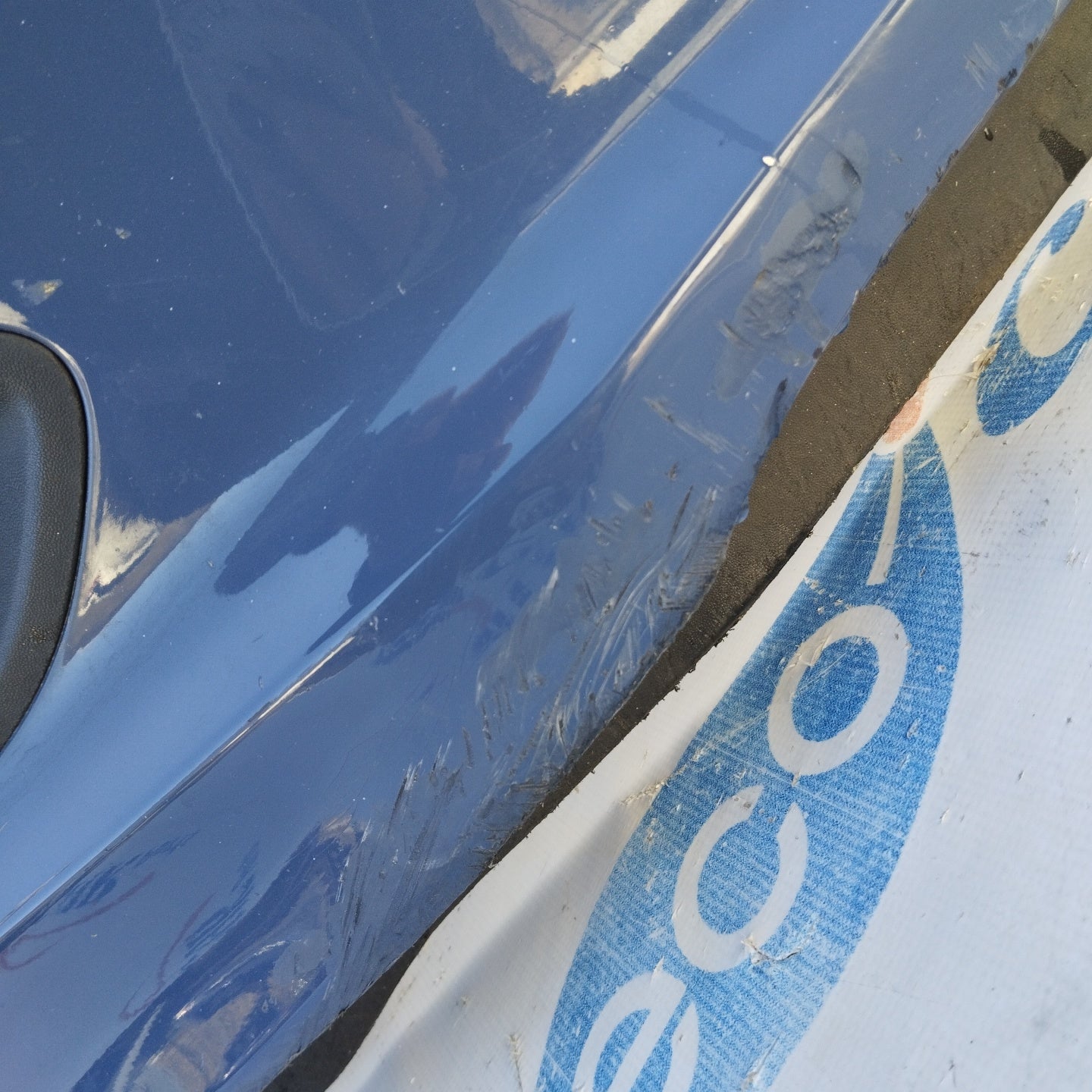 Light blue front bumper Hyundai i10 2015 ecoAG3648