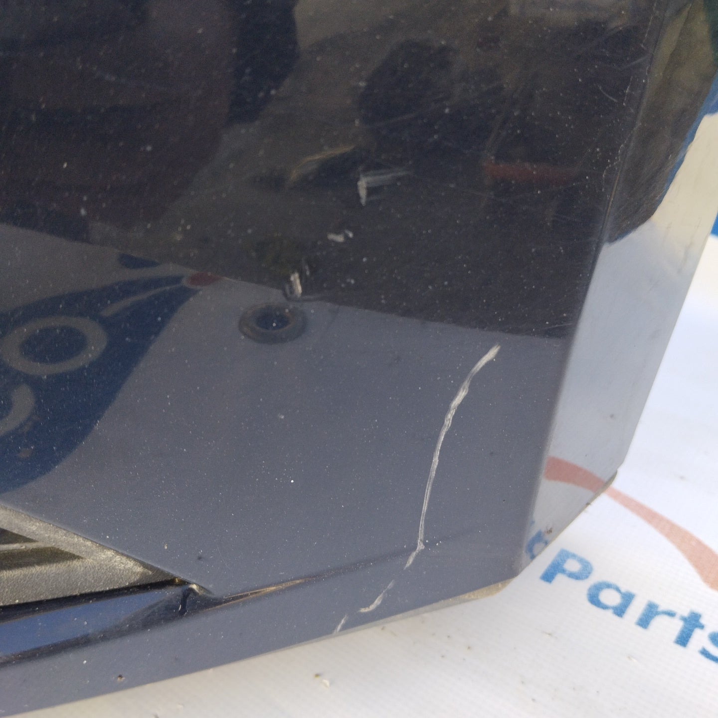 Complete blue front bumper Seat Leon 2017 ecoAG3649