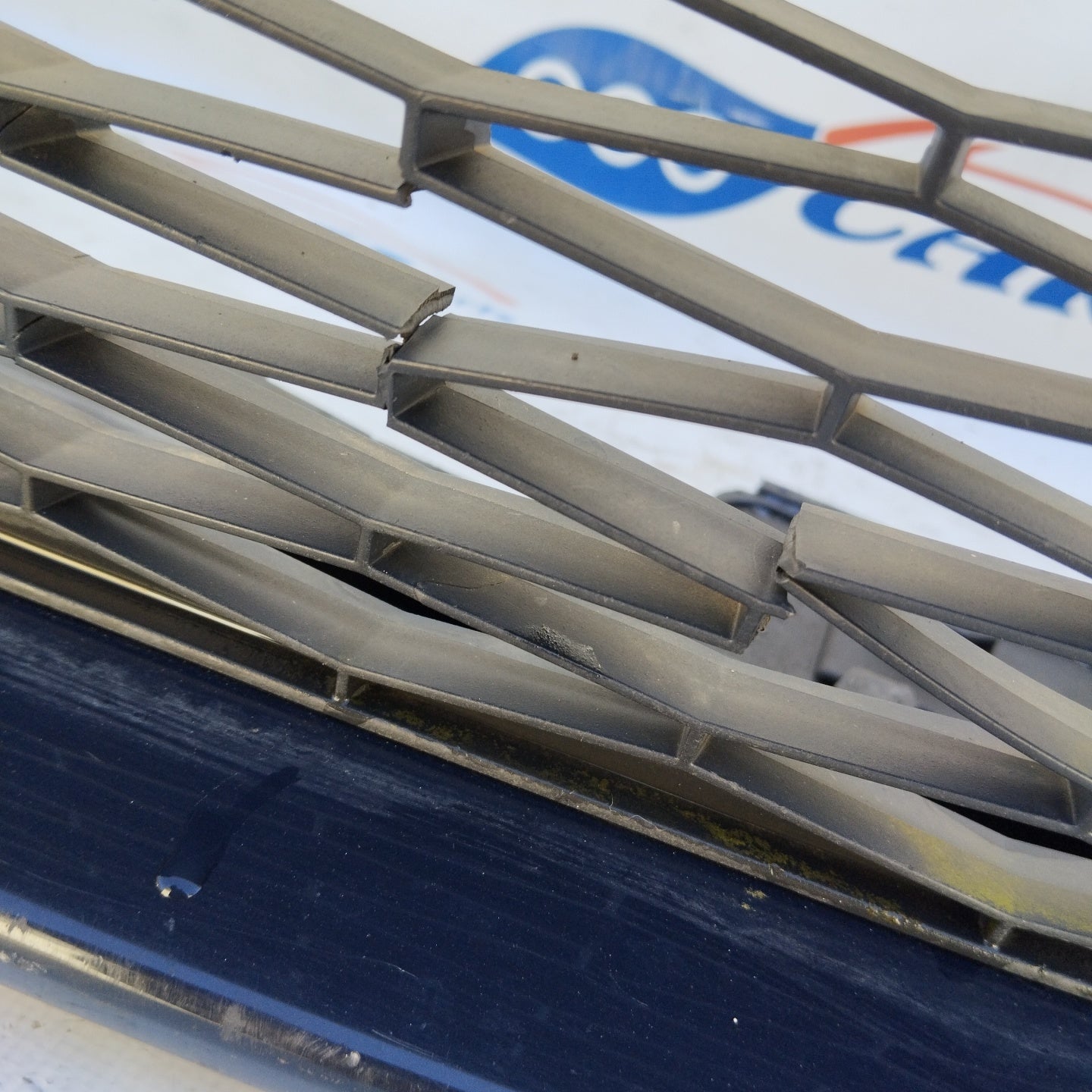 Complete blue front bumper Seat Leon 2017 ecoAG3649