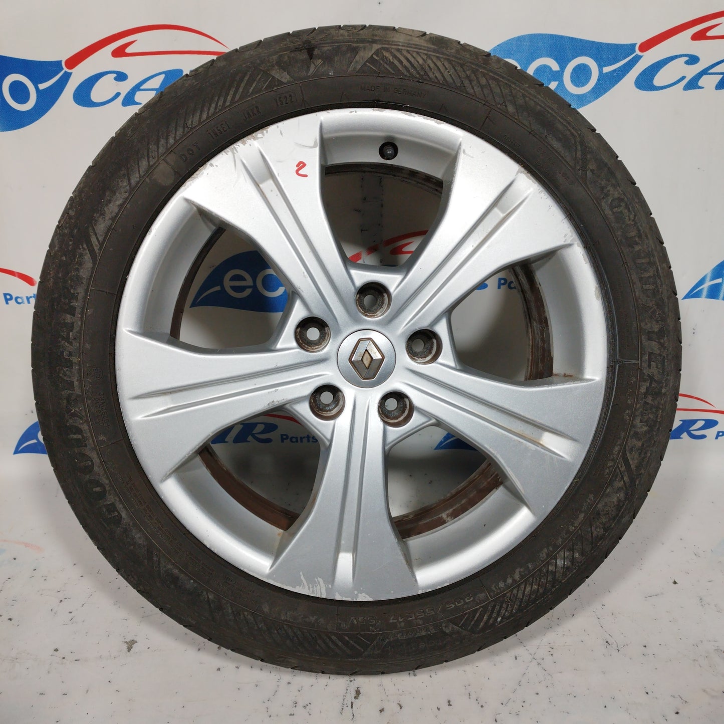 R17 alloy wheels complete with Renault X-Mod 2011 ecoAC6248 tyres