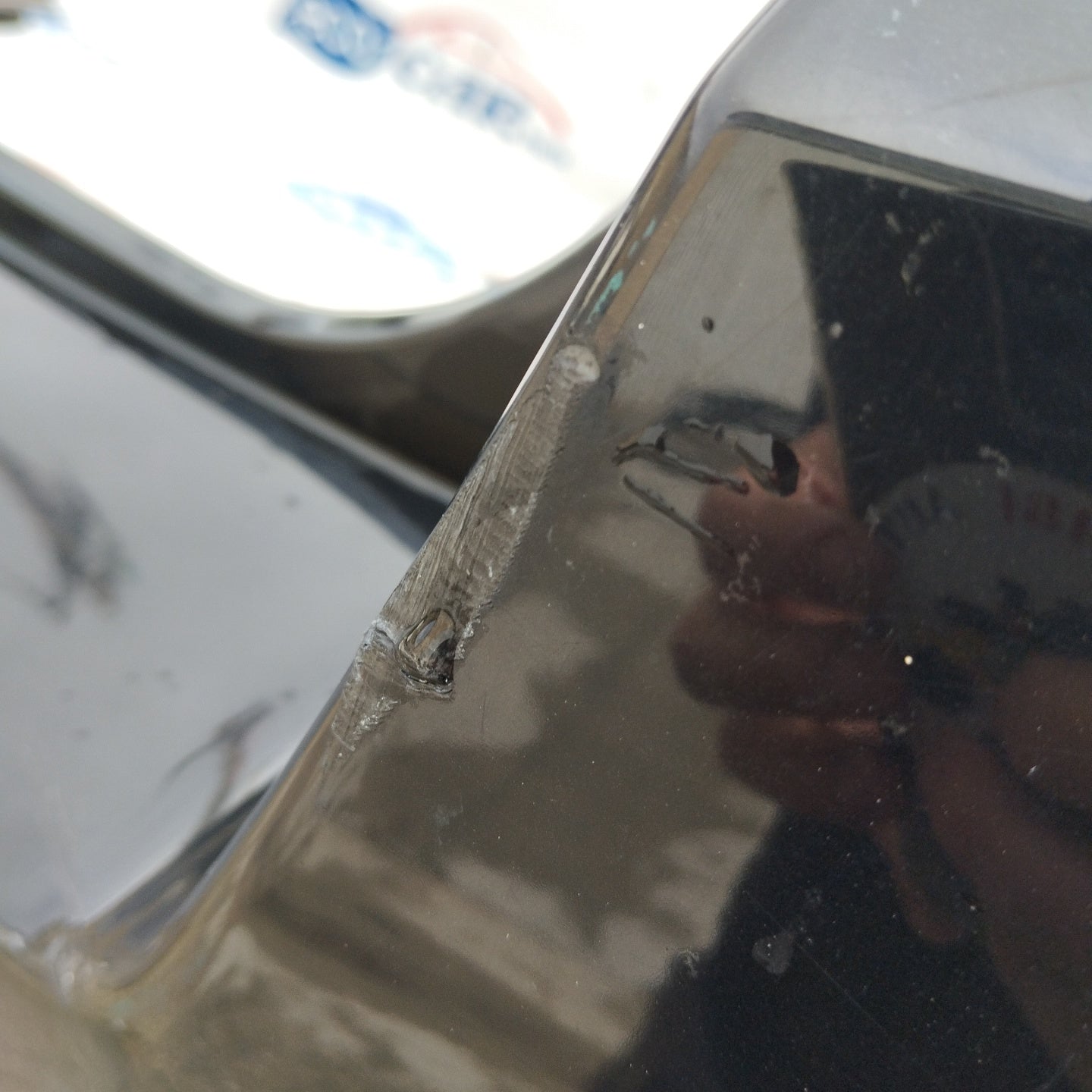 Schwarze Heckstoßstange Subaru Outback 2011 ecoAG3714