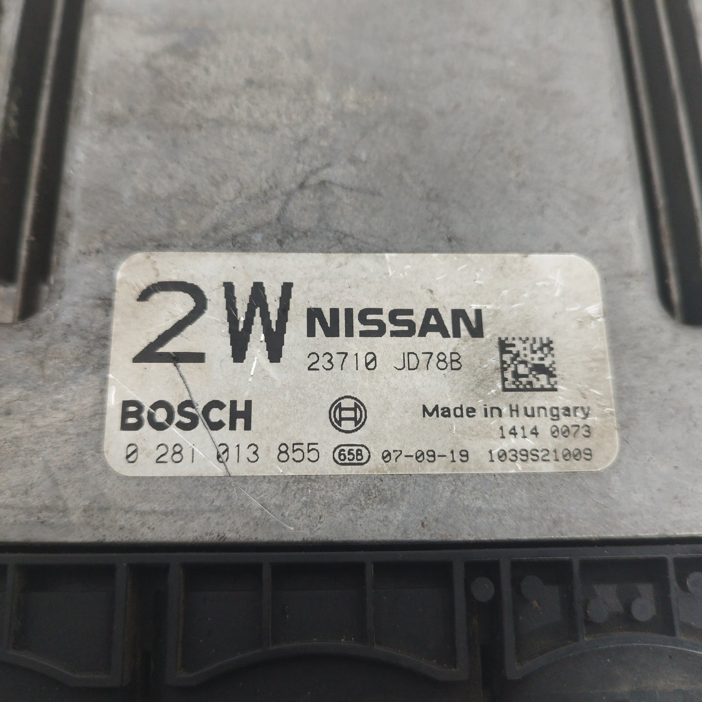 Nissan Qashqai 2009 2.0 Dci Zündkit Code: 0281013855 ecoAC6281