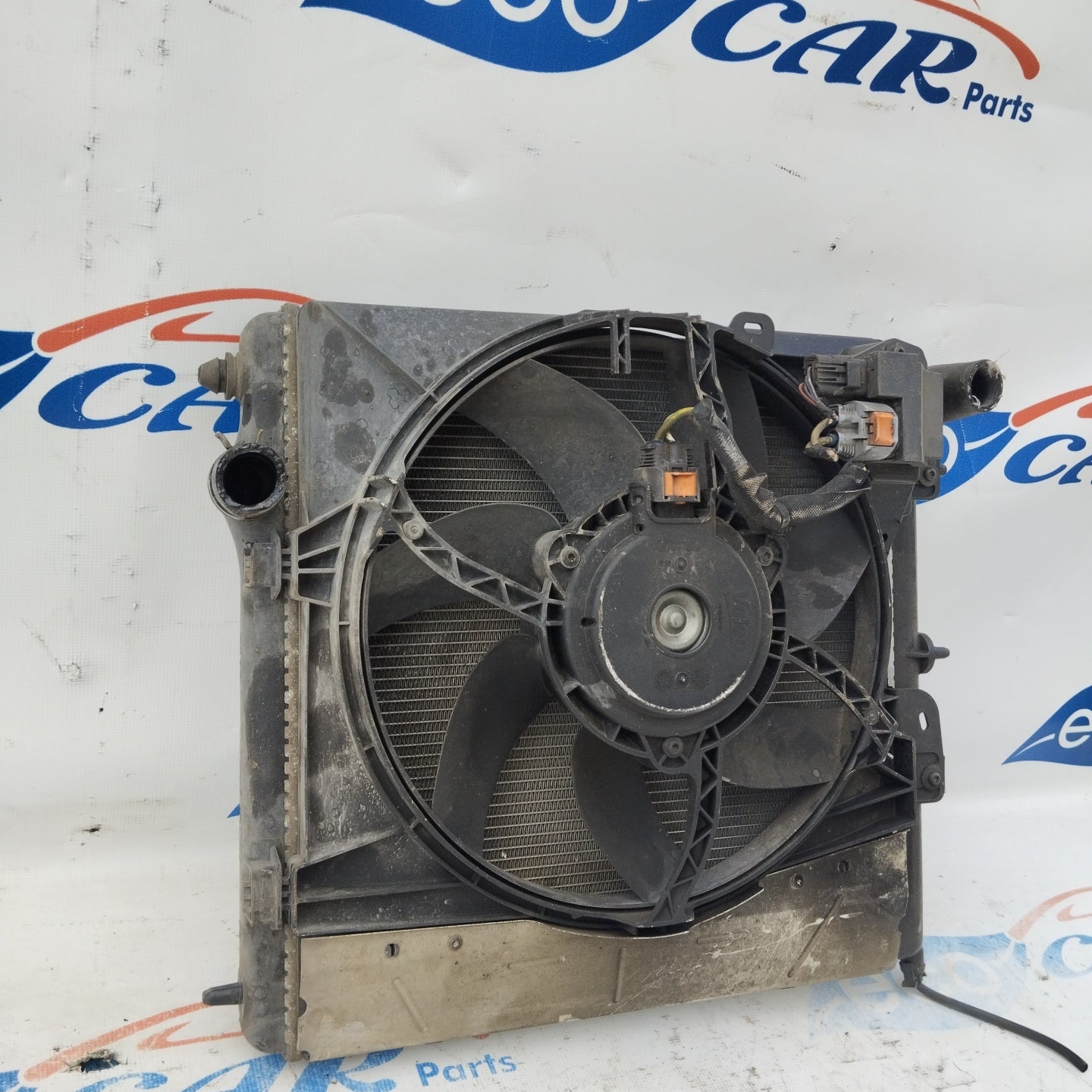 Kühlerlüfter- und Wasserkühler-Kit Citroen C3 1.4 HDI 2010 Teilenummer 9682902080 ecoAG3727