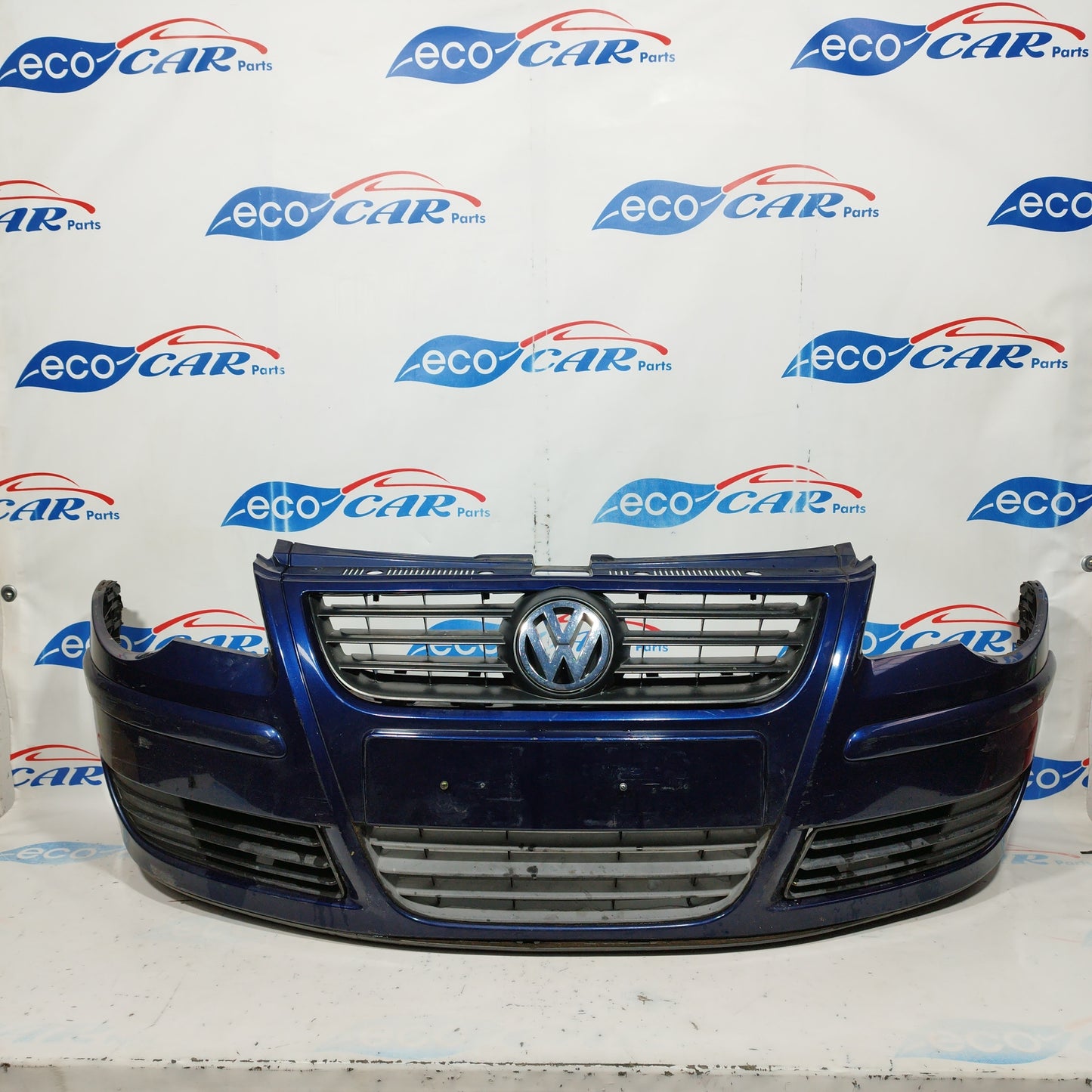 Blue front bumper Volkswagen Polo 2008 ecoAC6290