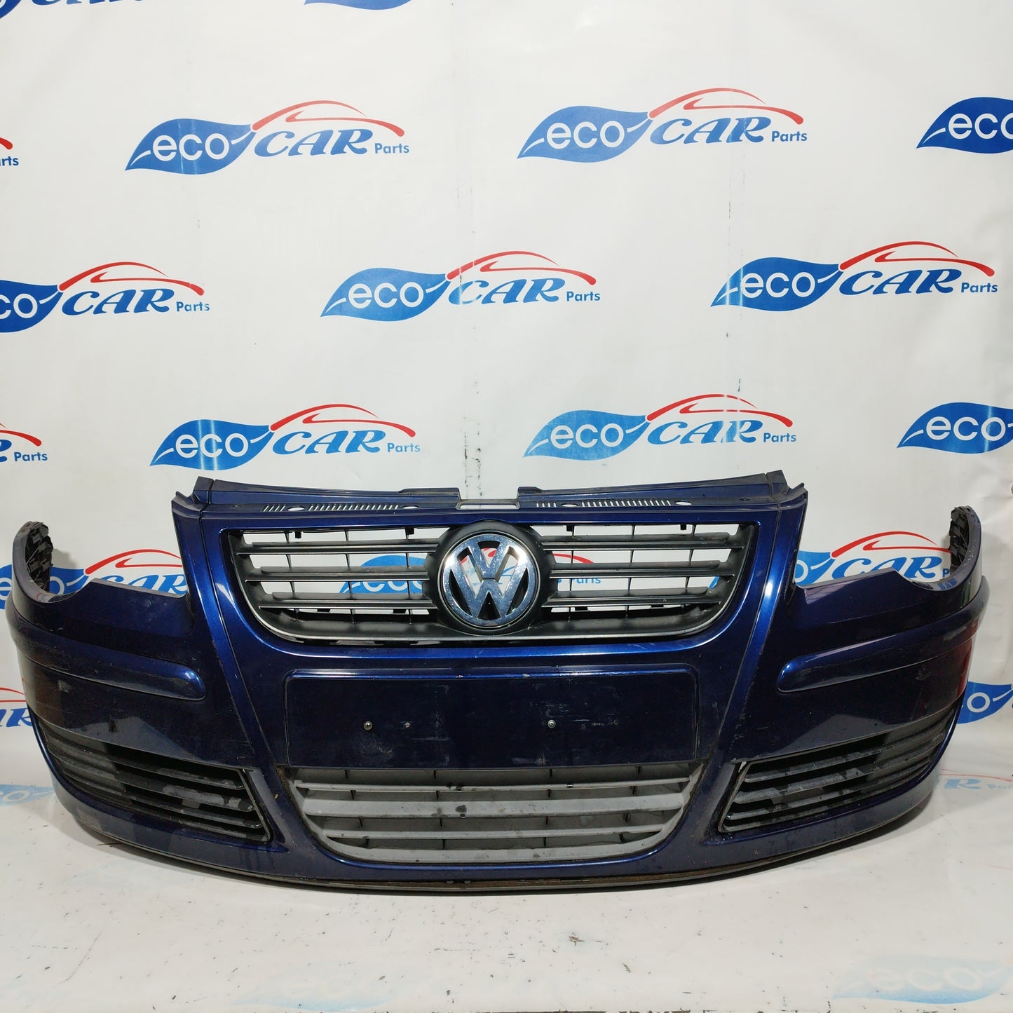 Blue front bumper Volkswagen Polo 2008 ecoAC6290