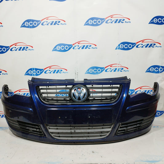 Blue front bumper Volkswagen Polo 2008 ecoAC6290