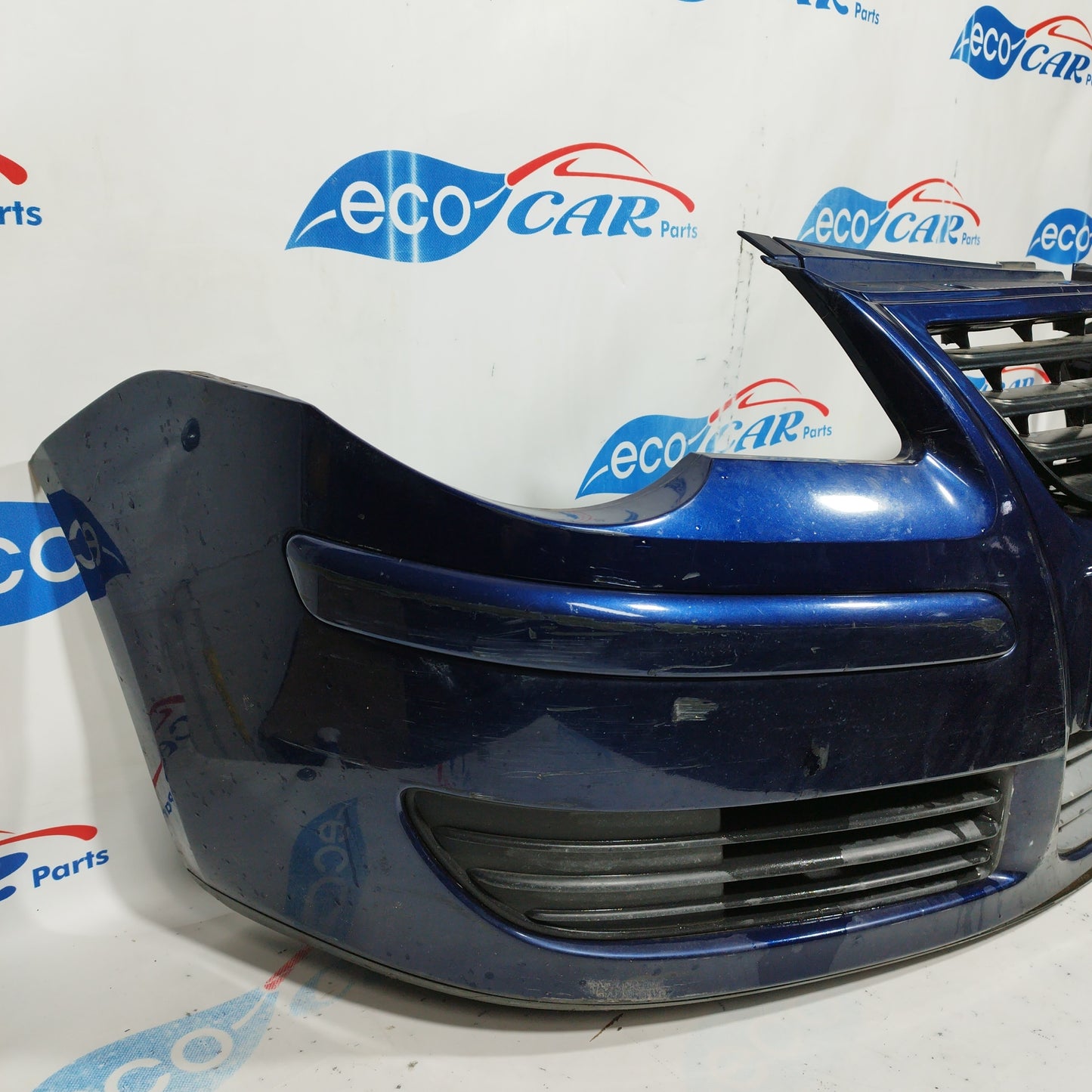 Blue front bumper Volkswagen Polo 2008 ecoAC6290
